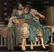 Lord Frederic Leighton Music Lesson Germany oil painting reproduction